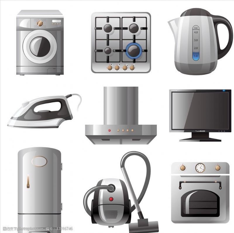 家電矢量圖 開(kāi)啟創(chuàng)意設(shè)計(jì)的無(wú)限可能